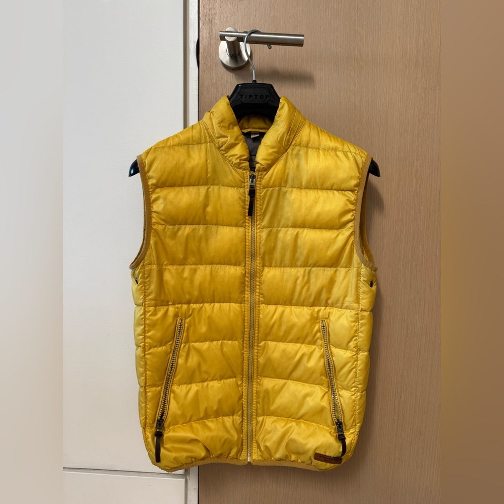 Burberry Yellow Quilted Puffer Vest